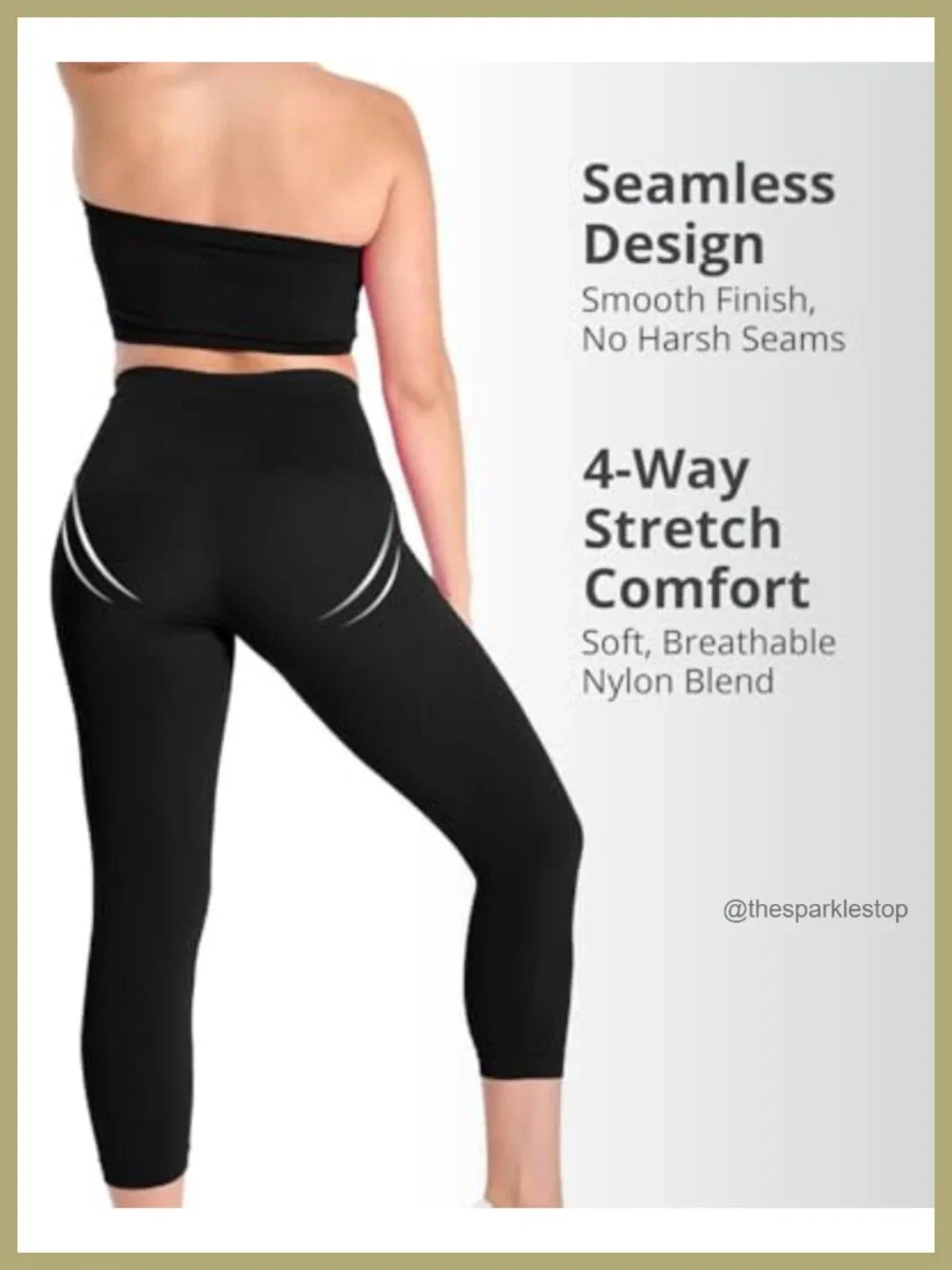 High Waisted Tummy Control Shapewear Leggings Butt Lift Thigh Slimmer